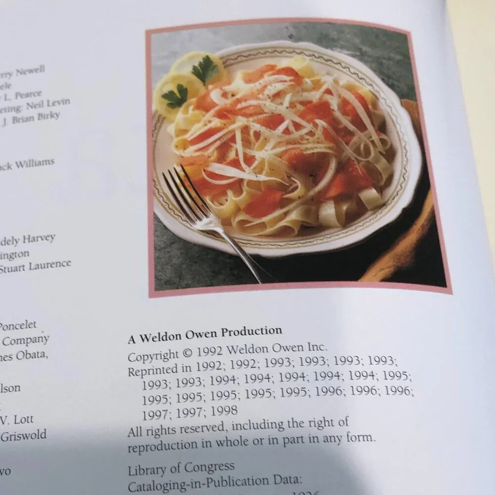 Williams Sonoma Pasta & Pasta Sauces Pre-Owned Vintage Cookbook Bundle o…